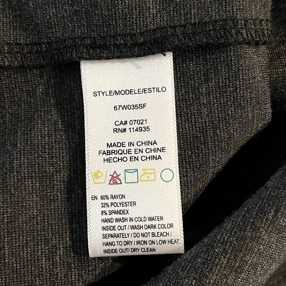 New!! RD Style (Nordstrom), Dark Gray, Fitted Dress. Size Large. - Picture 7 of 8